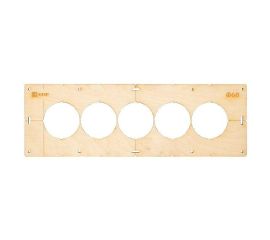 Установочная коробка с шаблон для сверления