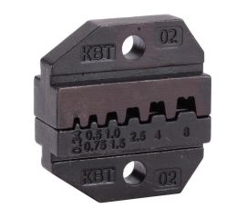 Вкладыш для инструмента для опрессовки кабельных наконечников, оконцевания проводов, присоединения экрана