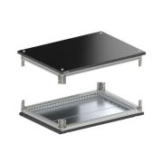 Крыша и основание RAL9005 с направляющими для корпусов CQE N ШхГ 600х400мм DKC R5NKTB64