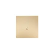 Кнопка звонка СП ZIMA IP20 безвинт. зажим зол. LEZARD 704-3688-103QC