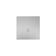 Кнопка звонка СП ZIMA IP20 безвинт. зажим сер. матов. LEZARD 704-7488-103QC