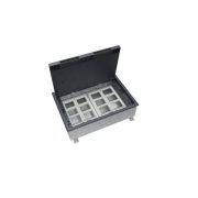 Люк MultiDesk MDK10 на 24мод. IP40 с монтажной коробкой для бетонных полов SE MDK10224