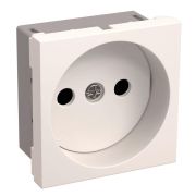 Розетка 1-м 2мод. РКС-20-20-П-К 10А IP20 45х45 без заземл. бел. PRIMER IEK CKK-40D-RSB2-K01-K