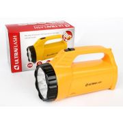 Фонарь аккумуляторный LED3819CSM 9LED + 12SMD 2 режима аккум. SLA 220В желт. Ultraflash 12102/12860