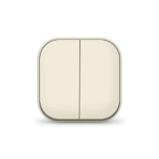 Выключатель 2-кл. 1п ОП 10А IP20 сл. кость IONICH 1425