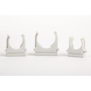 Держатель для труб (клипса) d20мм для монтажн. пистолета пластик Ruvinil К01220