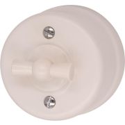 Выключатель 1-кл. пластик песочн. зол. Bironi B1-200-24