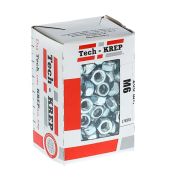 Гайка самоконтрящаяся М6 DIN 985 оцинк. (уп.200шт) Tech-Krep/Zitar 105253