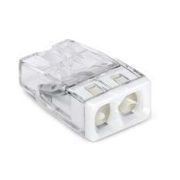 Клемма 2-х проводная 2х(0.5-2.5мм) для распред. коробки (с контактн. пастой «Alu-Plus») WAGO 2273-242